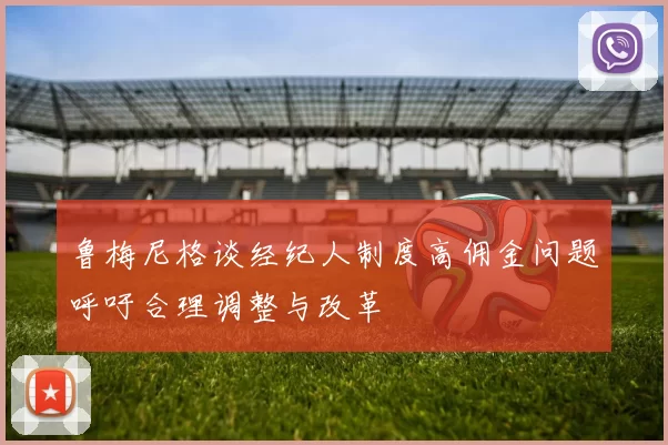 鲁梅尼格谈经纪人制度高佣金问题呼吁合理调整与改革